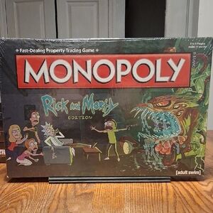 Rick and Morty Edition Monopoly Board Game By USAOPOLY